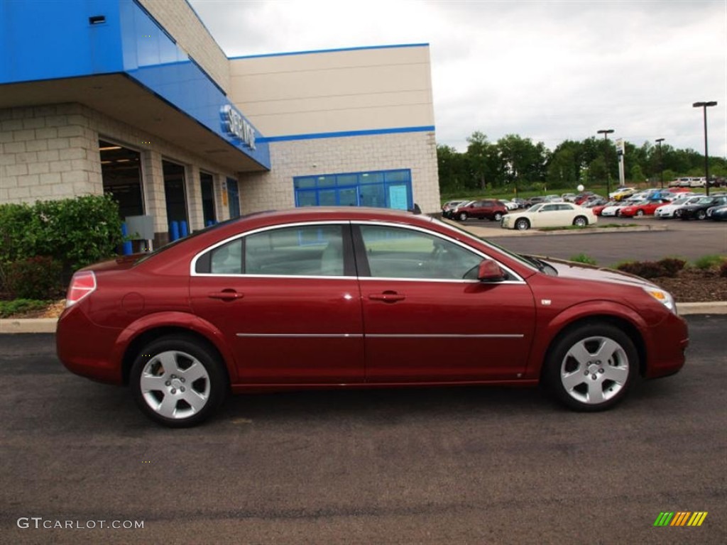 2008 Aura XE 3.5 - Red Jewel / Gray photo #1