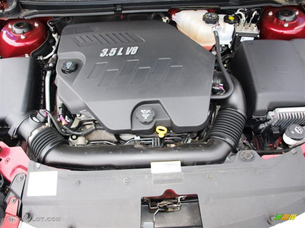 2008 Aura XE 3.5 - Red Jewel / Gray photo #7