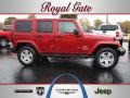 2011 Deep Cherry Red Jeep Wrangler Unlimited Sahara 4x4  photo #1