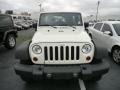 2008 Stone White Jeep Wrangler Unlimited Rubicon 4x4  photo #2