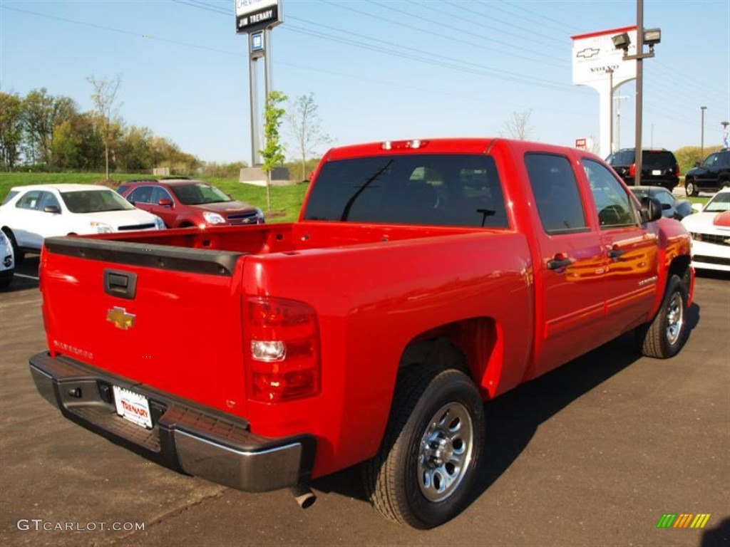 2009 Silverado 1500 LT Crew Cab - Victory Red / Ebony photo #3