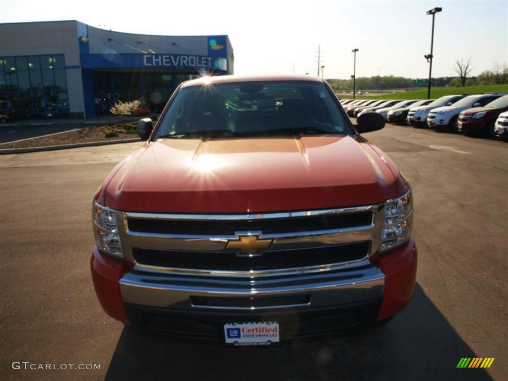2009 Silverado 1500 LT Crew Cab - Victory Red / Ebony photo #7