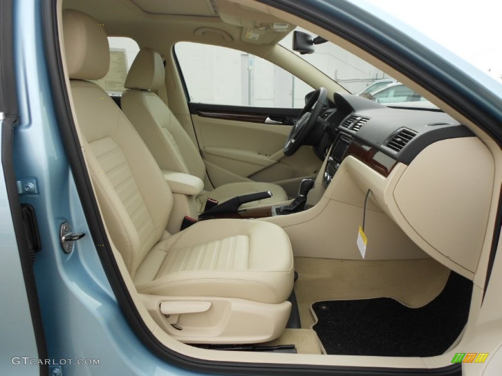Cornsilk Beige Interior 2012 Volkswagen Passat 2.5L SEL Photo #57993899