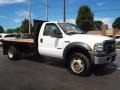 Oxford White - F450 Super Duty XL Regular Cab 4x4 Stake Truck Photo No. 2