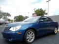 2008 Marathon Blue Pearl Chrysler Sebring Touring Convertible  photo #13