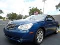 2008 Marathon Blue Pearl Chrysler Sebring Touring Convertible  photo #14