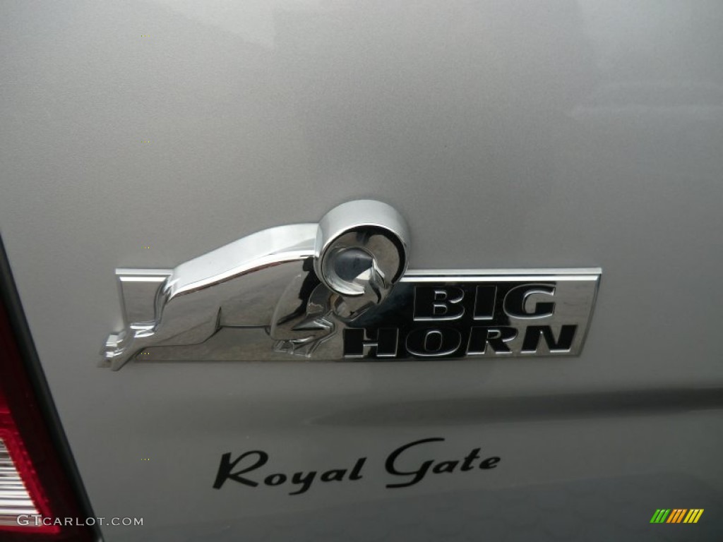 2010 Ram 1500 Big Horn Crew Cab 4x4 - Bright Silver Metallic / Dark Slate/Medium Graystone photo #8