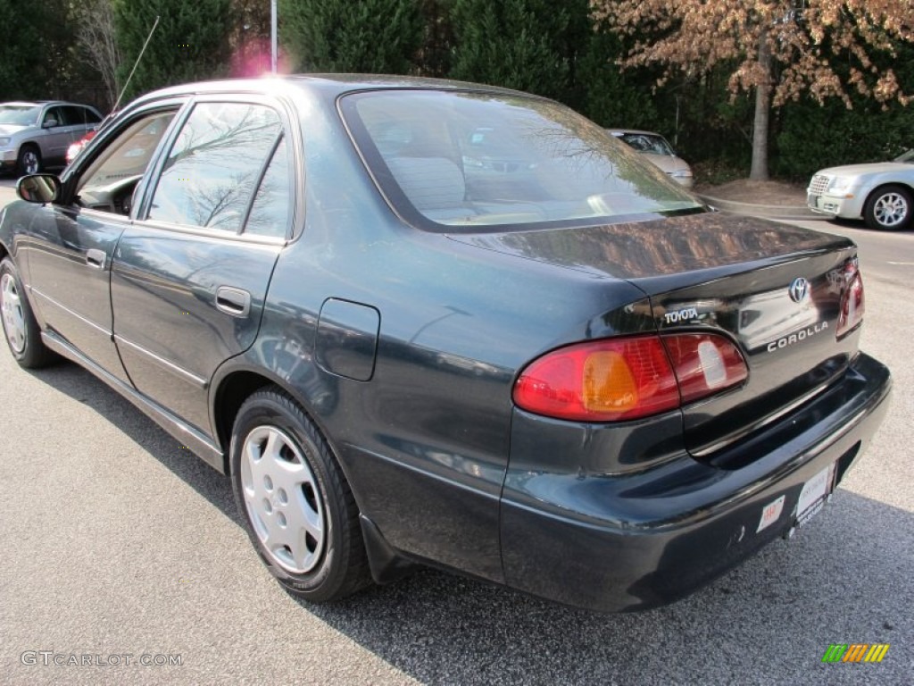 1999 Corolla CE - Dark Emerald Pearl / Pebble Beige photo #2