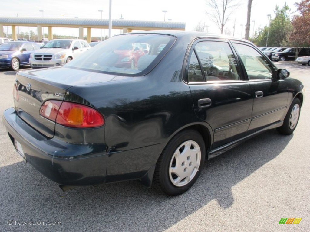 1999 Corolla CE - Dark Emerald Pearl / Pebble Beige photo #3