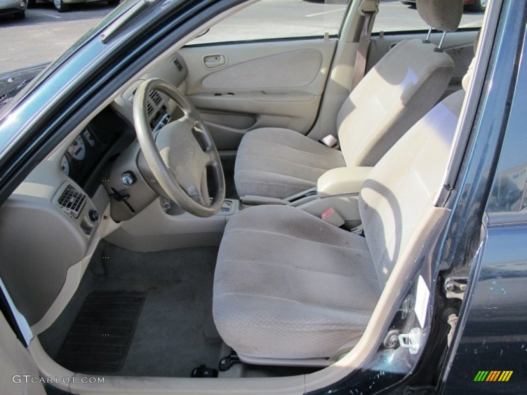1999 Corolla CE - Dark Emerald Pearl / Pebble Beige photo #6