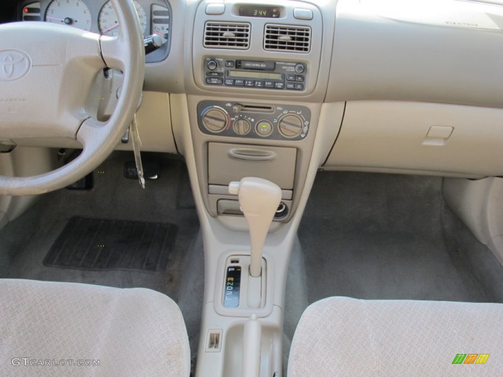 1999 Corolla CE - Dark Emerald Pearl / Pebble Beige photo #11