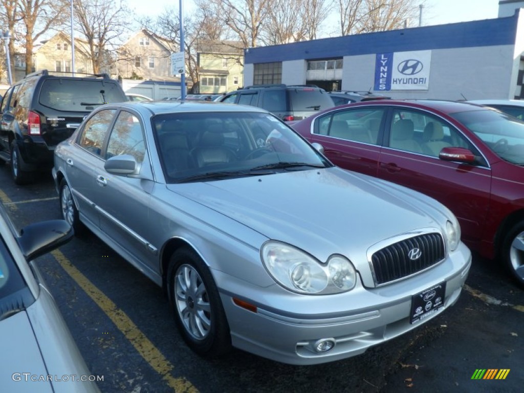 2004 Sonata V6 - Slate Gray / Black photo #1