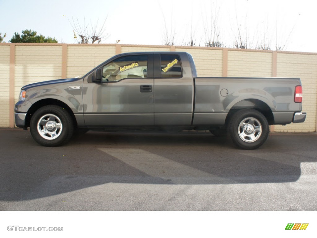 2006 F150 XLT SuperCab - Dark Shadow Grey Metallic / Medium Flint photo #3