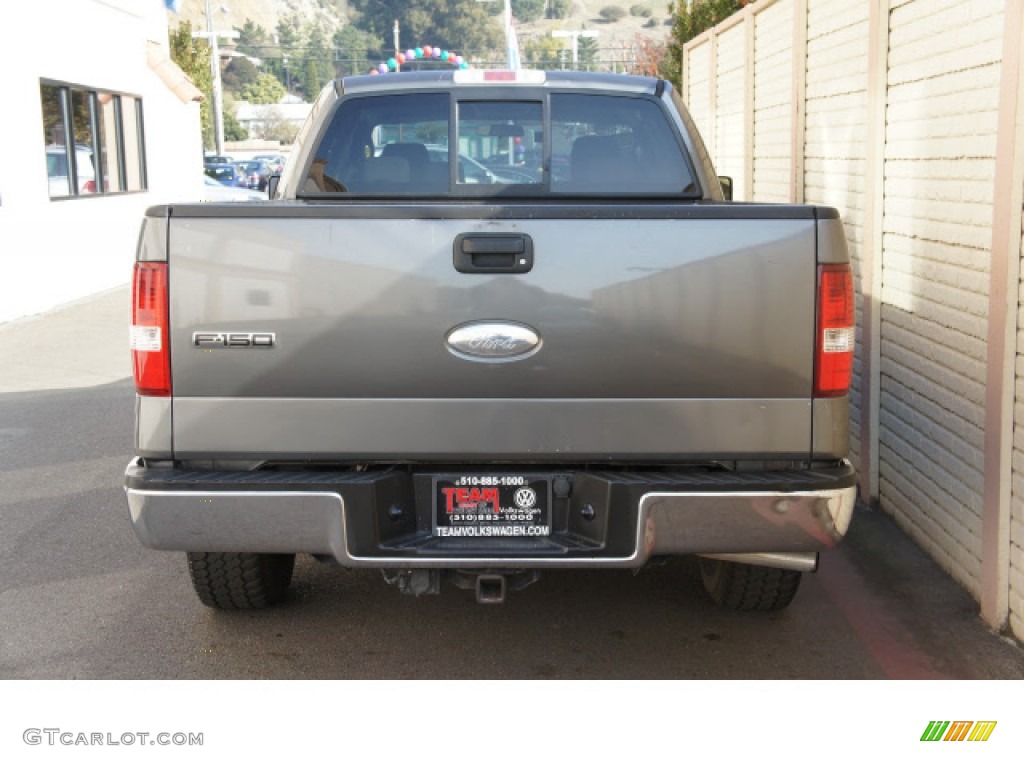 2006 F150 XLT SuperCab - Dark Shadow Grey Metallic / Medium Flint photo #4