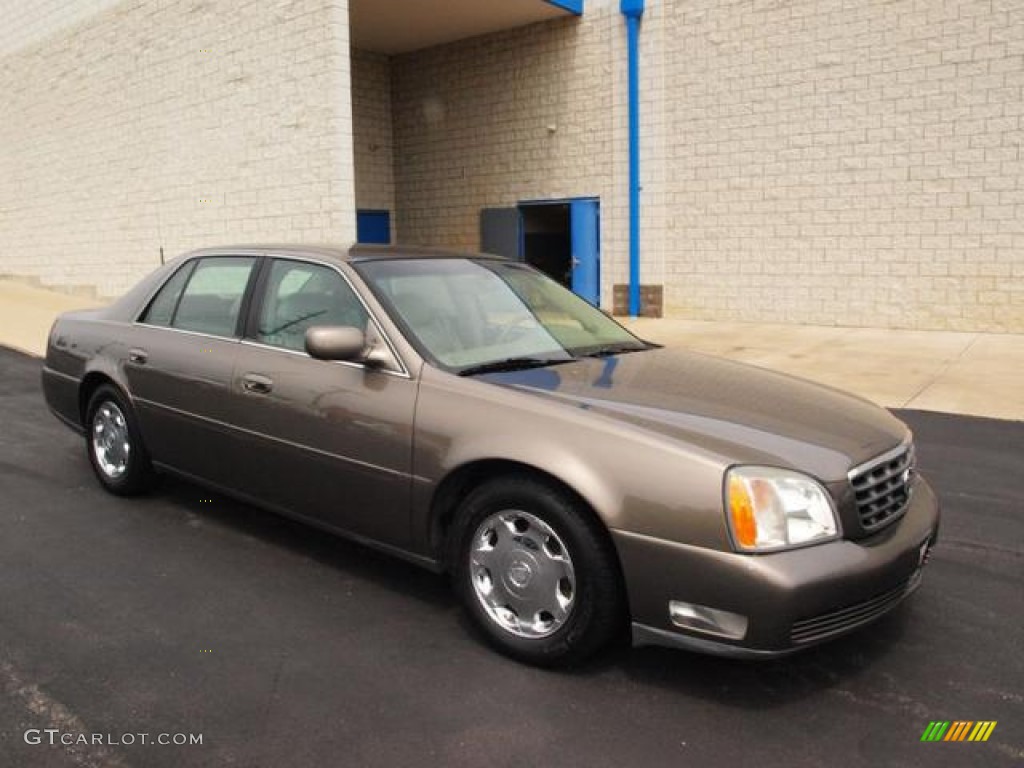 Bronzemist Metallic 2002 Cadillac DeVille DHS Exterior Photo #58003283