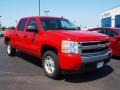 2008 Victory Red Chevrolet Silverado 1500 LT Crew Cab 4x4  photo #2