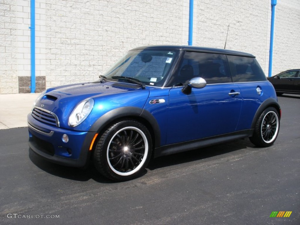 2005 Cooper S Hardtop - Hyper Blue Metallic / Lapis Blue/Panther Black photo #4