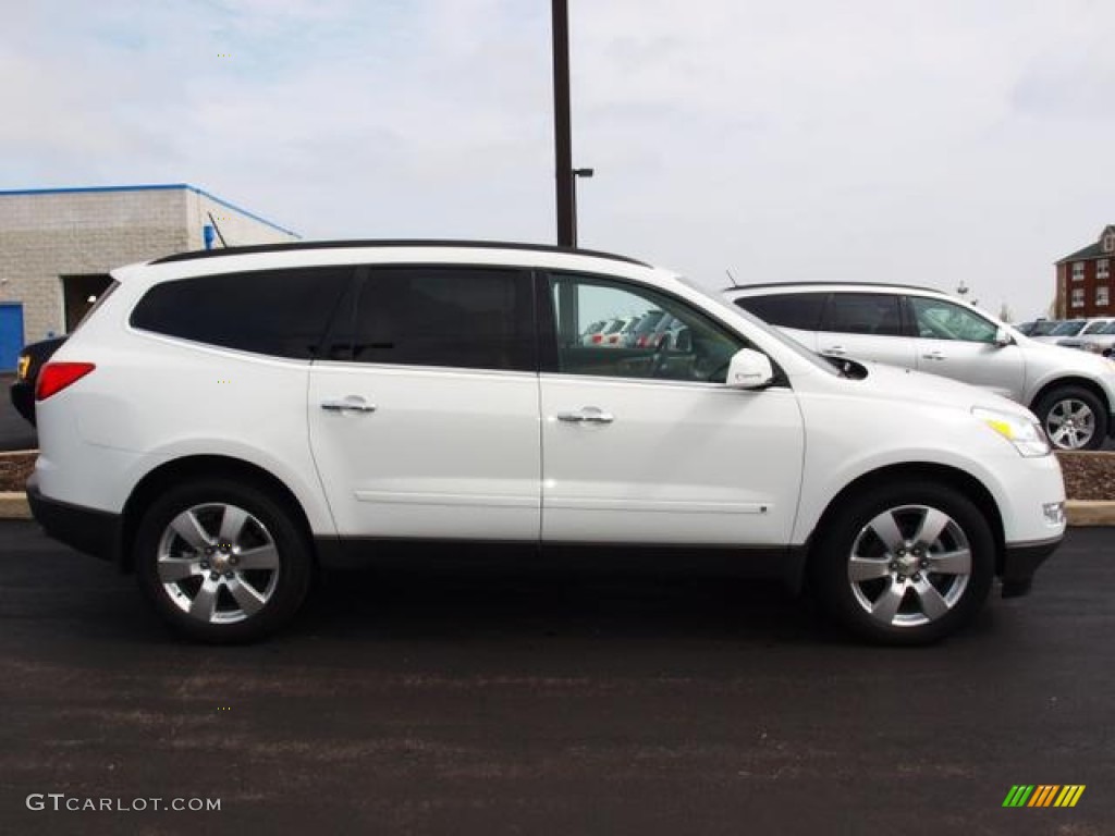 2009 Traverse LTZ AWD - Summit White / Cashmere/Ebony photo #1