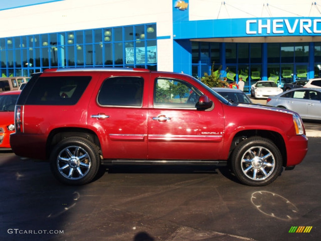 2007 Yukon Denali AWD - Sport Red Metallic / Cocoa/Light Cashmere photo #1