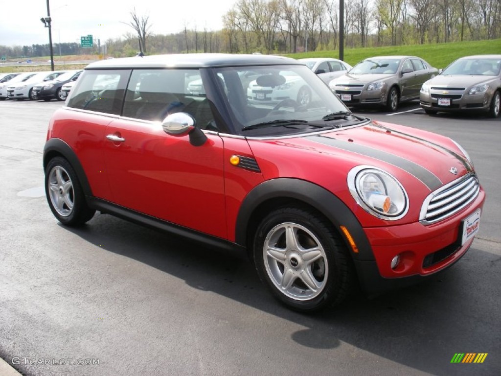 2007 Cooper Hardtop - Chili Red / Carbon Black/Black photo #4