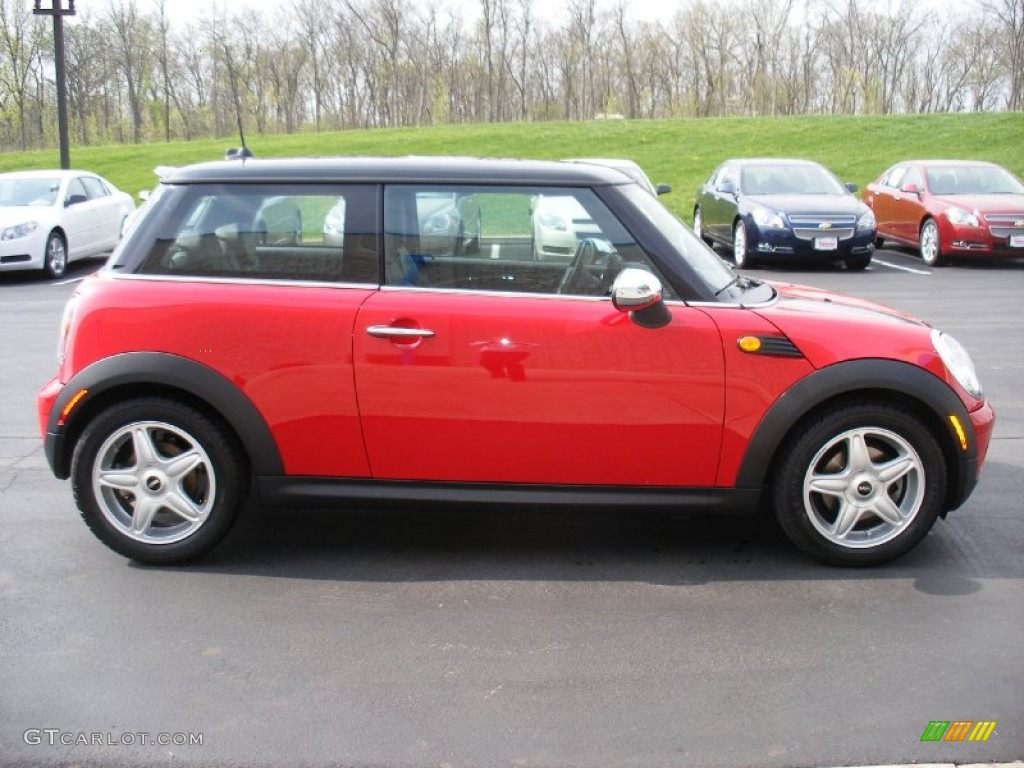 2007 Cooper Hardtop - Chili Red / Carbon Black/Black photo #5