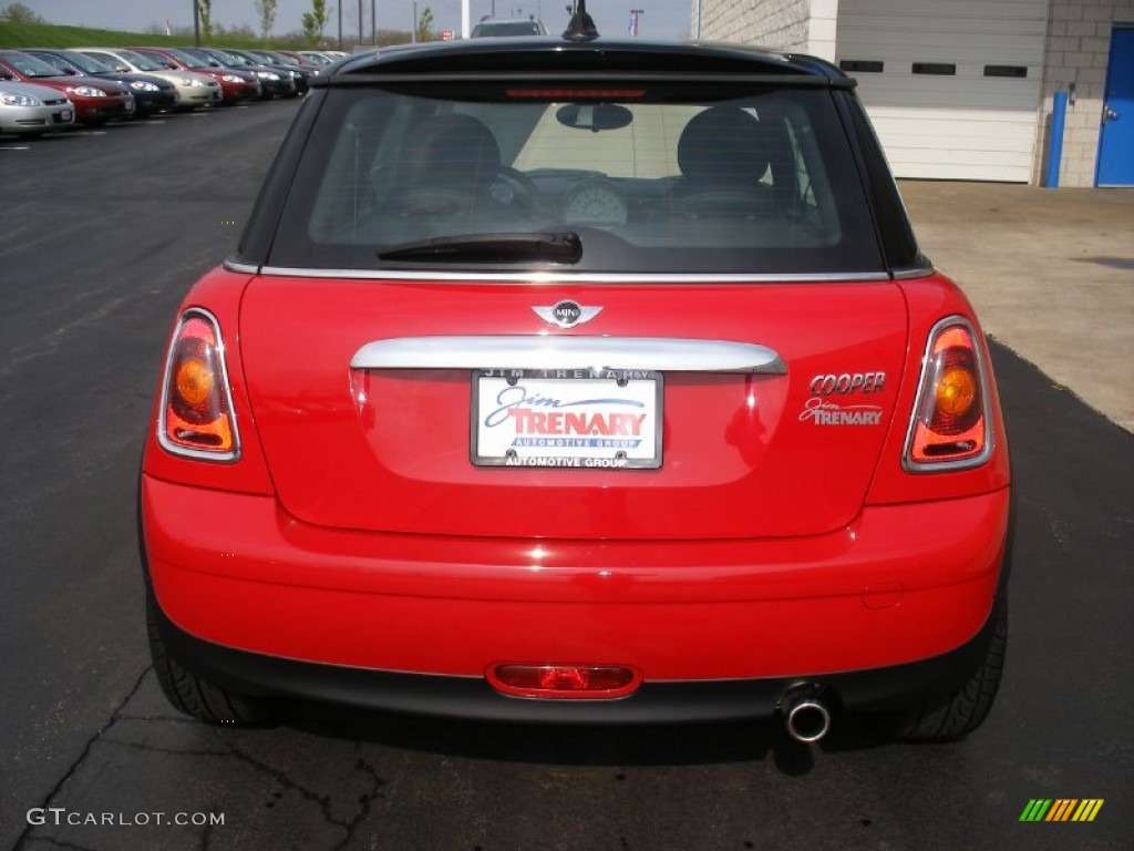 2007 Cooper Hardtop - Chili Red / Carbon Black/Black photo #9