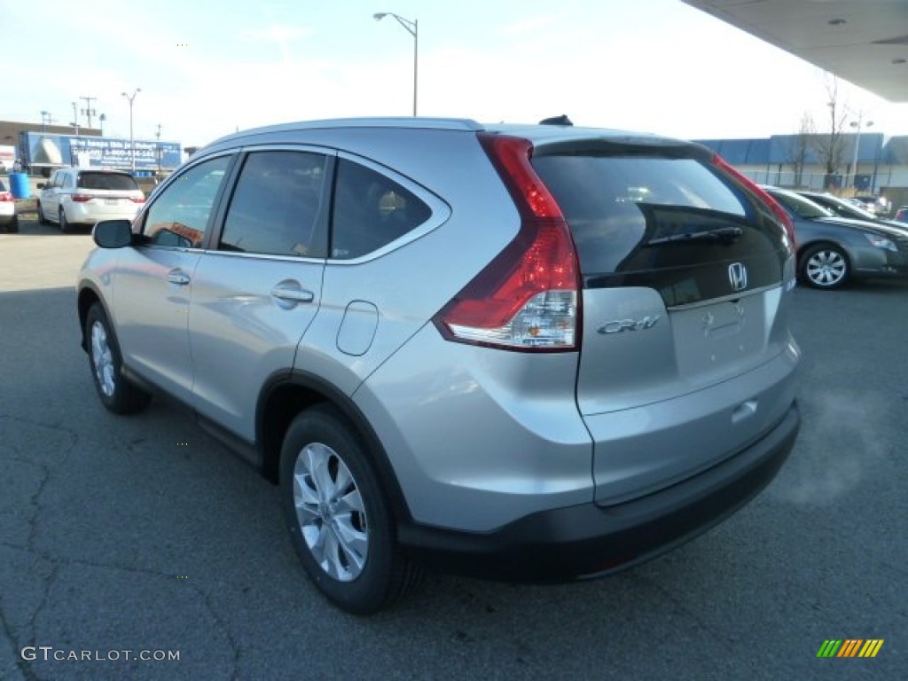 2012 CR-V EX-L 4WD - Alabaster Silver Metallic / Gray photo #3