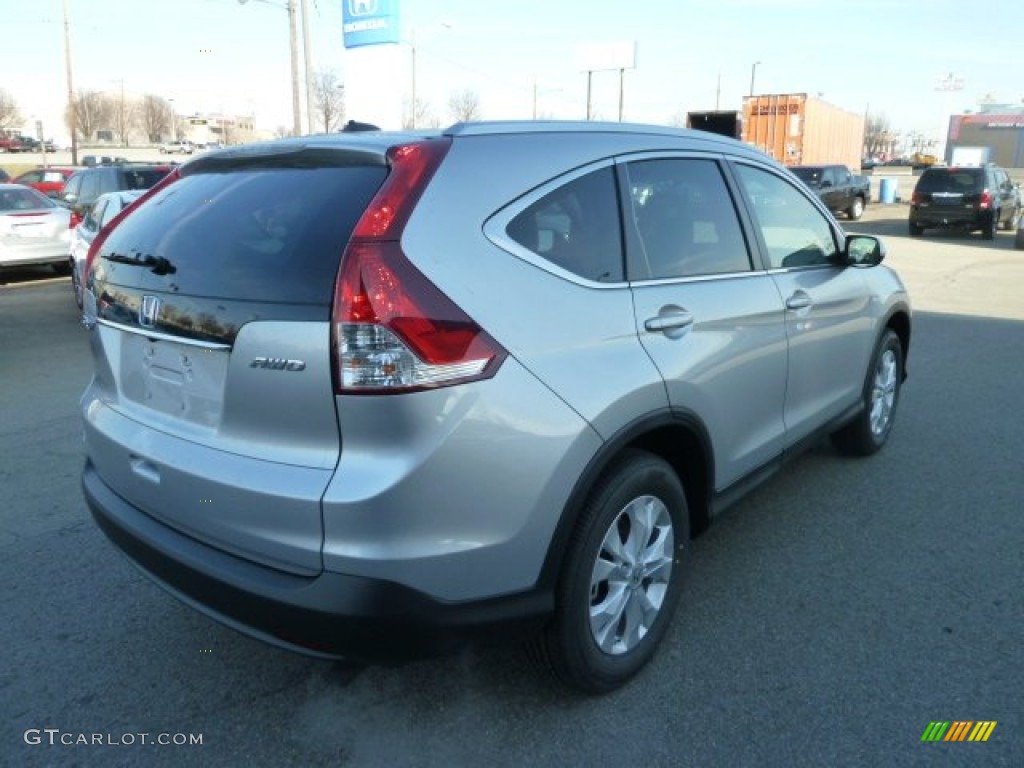 2012 CR-V EX-L 4WD - Alabaster Silver Metallic / Gray photo #5