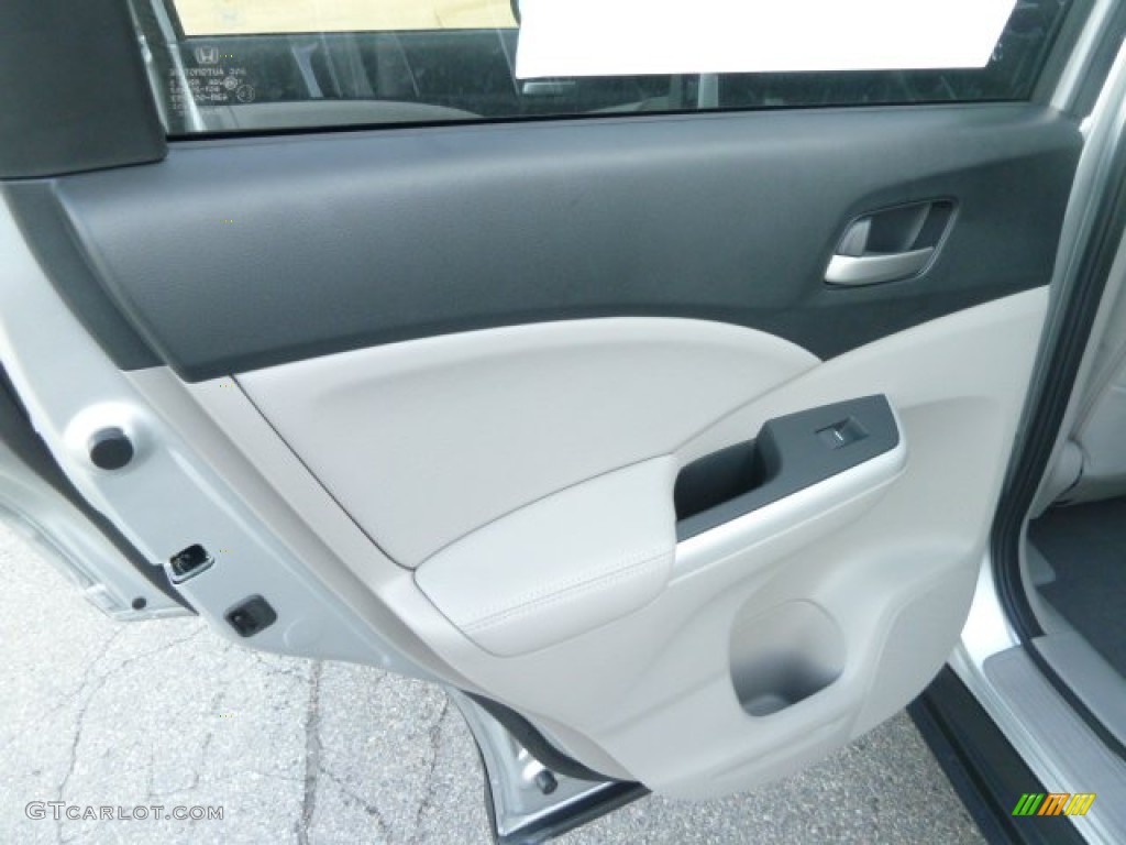 2012 CR-V EX-L 4WD - Alabaster Silver Metallic / Gray photo #13