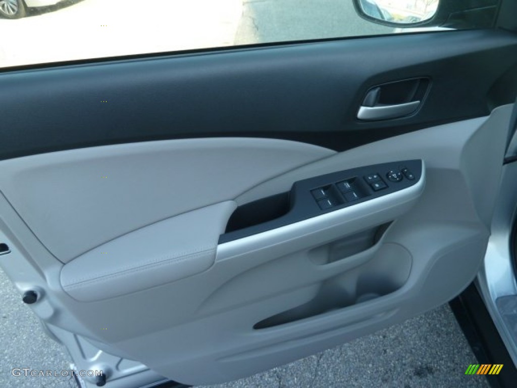 2012 CR-V EX-L 4WD - Alabaster Silver Metallic / Gray photo #14
