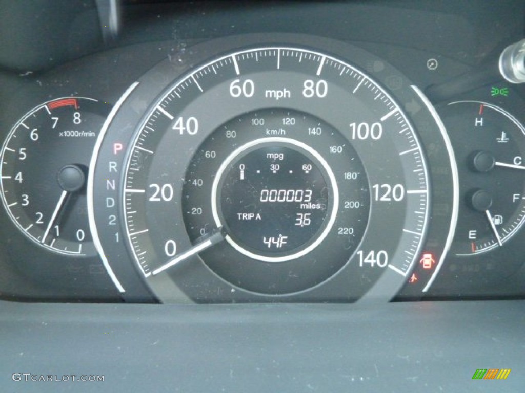 2012 CR-V EX-L 4WD - Alabaster Silver Metallic / Gray photo #19