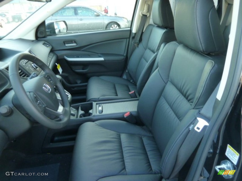 Black Interior 2012 Honda CR-V EX-L 4WD Photo #58005906