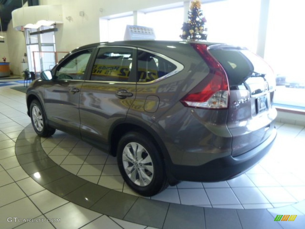 2012 CR-V EX 4WD - Urban Titanium Metallic / Black photo #2