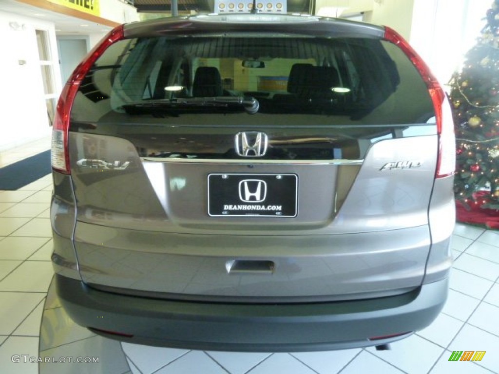 2012 CR-V EX 4WD - Urban Titanium Metallic / Black photo #4