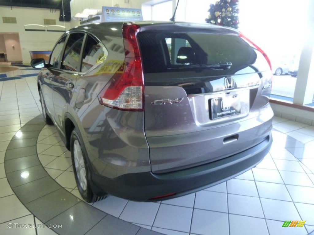 2012 CR-V EX 4WD - Urban Titanium Metallic / Black photo #8