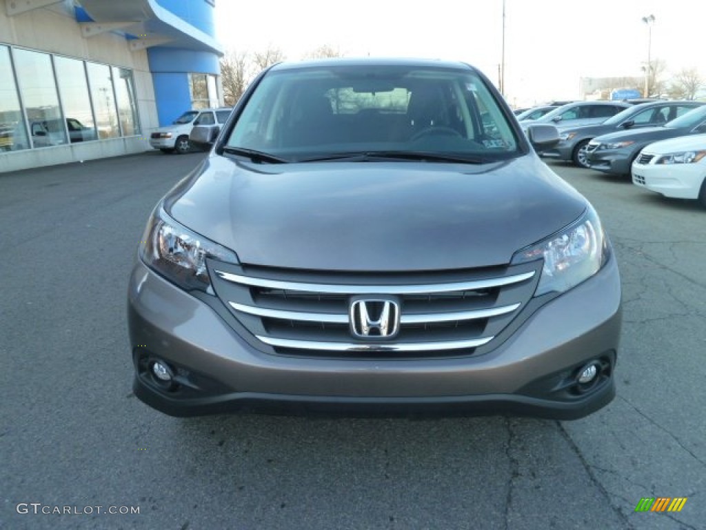 2012 CR-V EX 4WD - Urban Titanium Metallic / Black photo #8