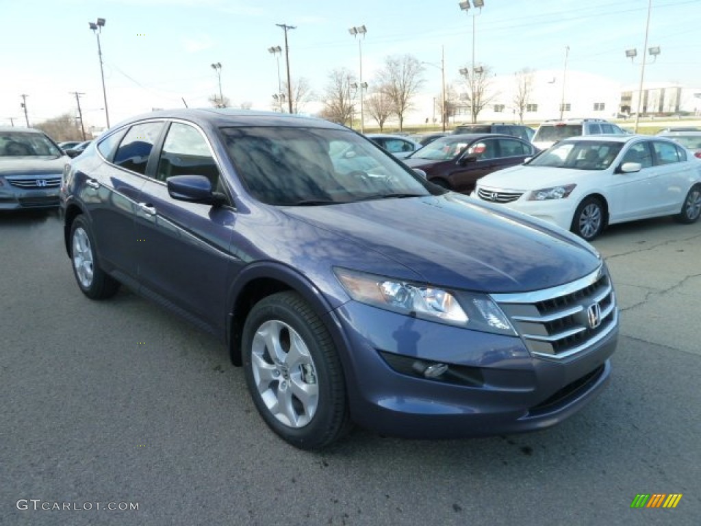 Twilight Blue Metallic 2012 Honda Accord Crosstour EX-L 4WD Exterior Photo #58006406