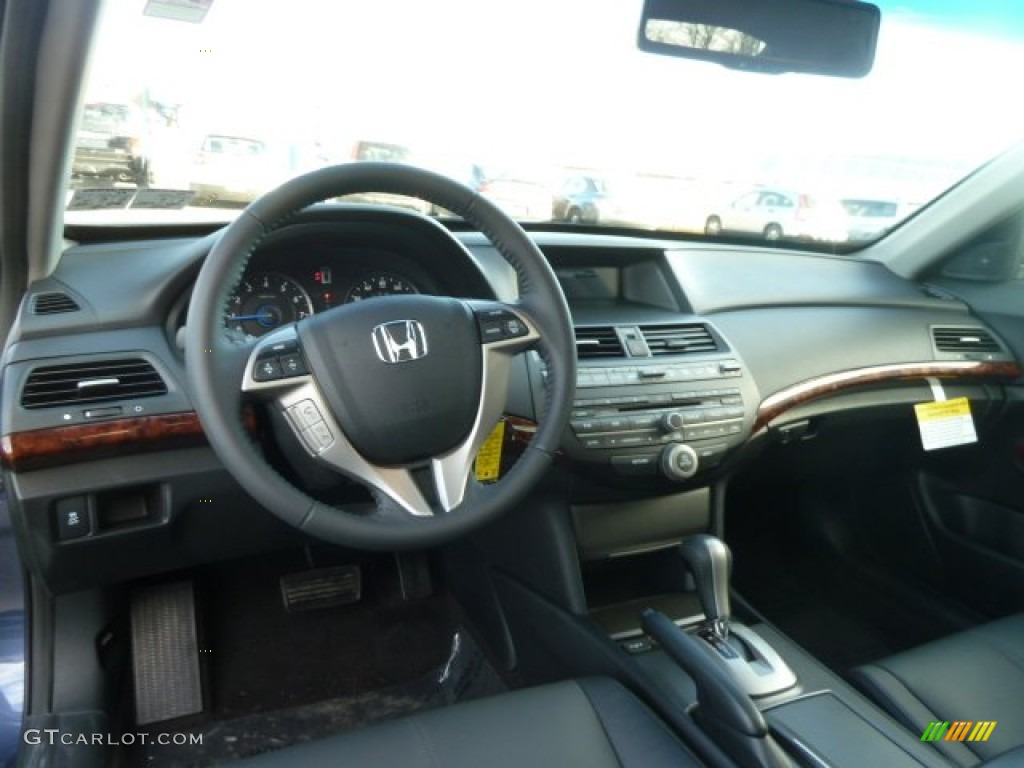2012 Honda Accord Crosstour EX-L 4WD Black Dashboard Photo #58006451