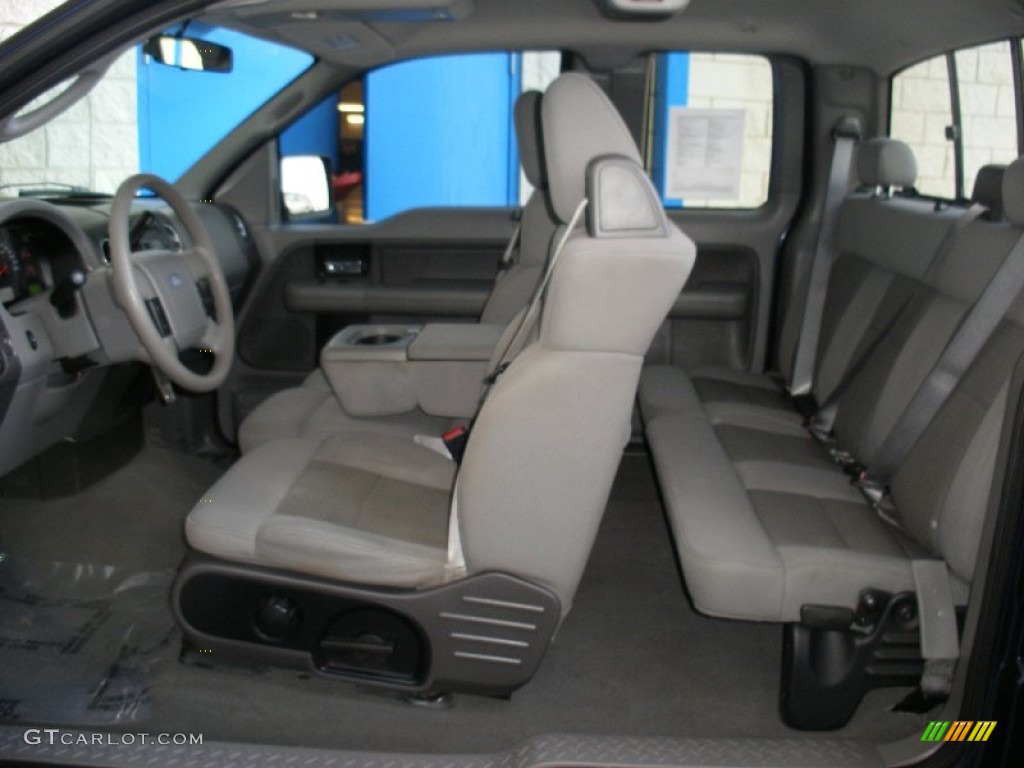 2005 F150 XLT SuperCab 4x4 - True Blue Metallic / Medium Flint Grey photo #19