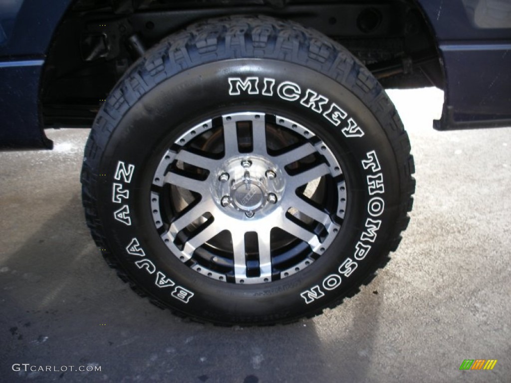 2005 F150 XLT SuperCab 4x4 - True Blue Metallic / Medium Flint Grey photo #30