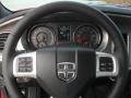 Black/Light Frost Beige 2012 Dodge Charger SXT Steering Wheel