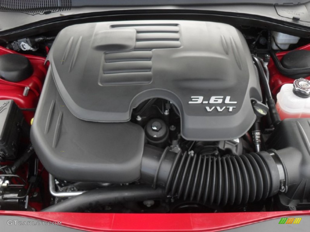2012 Dodge Charger SXT 3.6 Liter DOHC 24-Valve Pentastar V6 Engine Photo #58008596