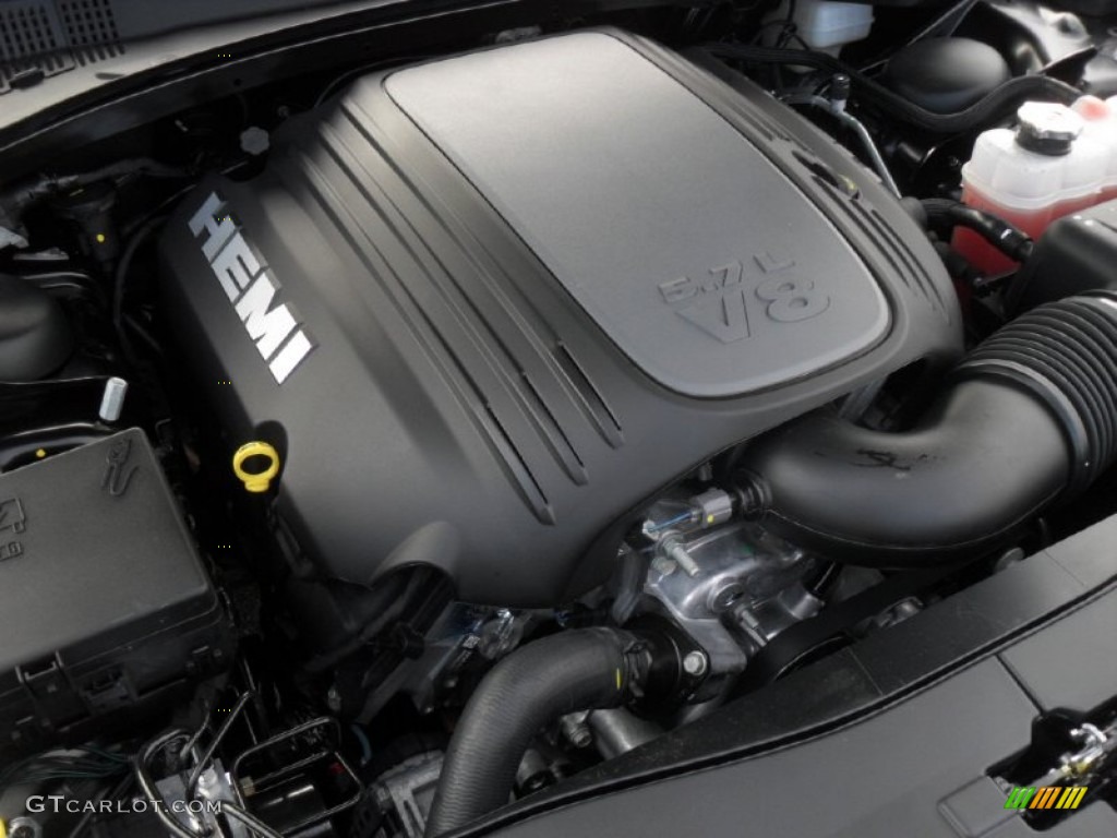 2012 Dodge Charger R/T 5.7 Liter HEMI OHV 16-Valve V8 Engine Photo #58008866