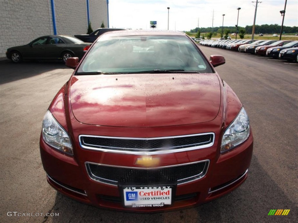 2008 Malibu LT Sedan - Red Jewel Tint Coat / Ebony photo #8