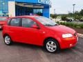 Victory Red - Aveo LT Hatchback Photo No. 2