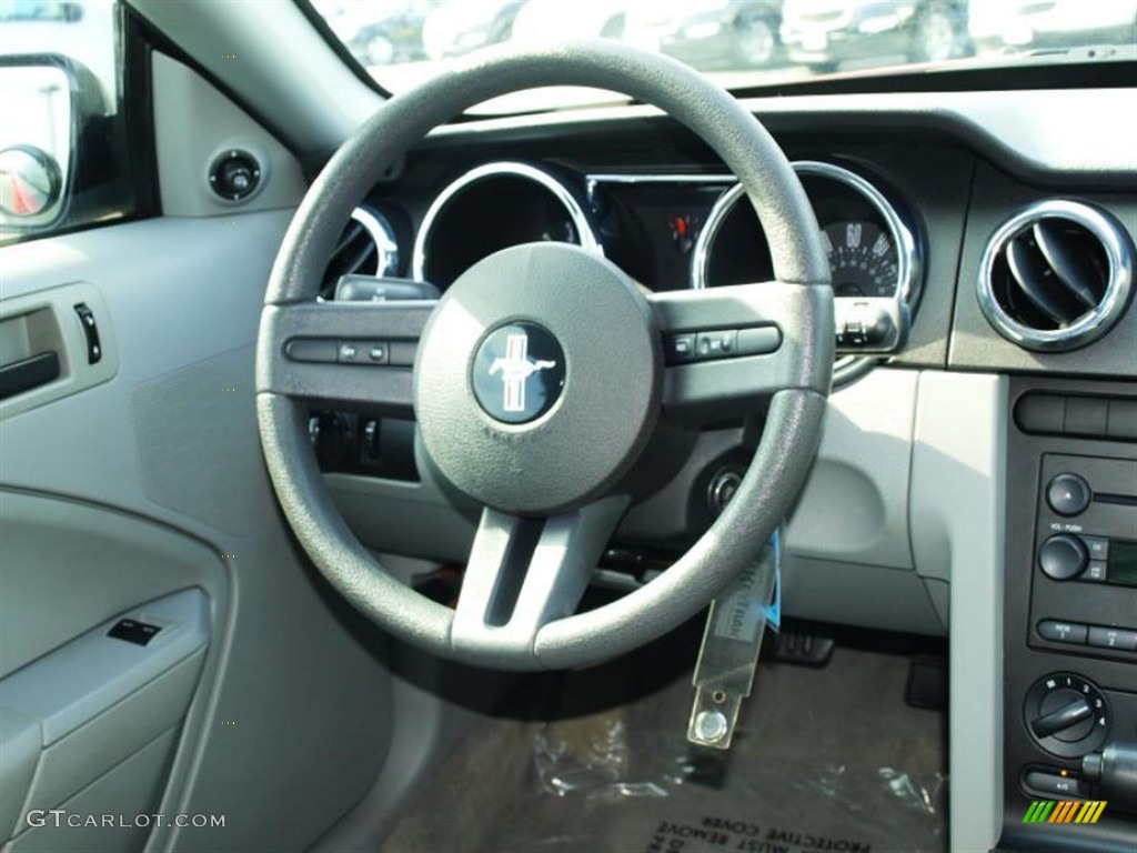 2005 Mustang V6 Deluxe Coupe - Redfire Metallic / Light Graphite photo #11
