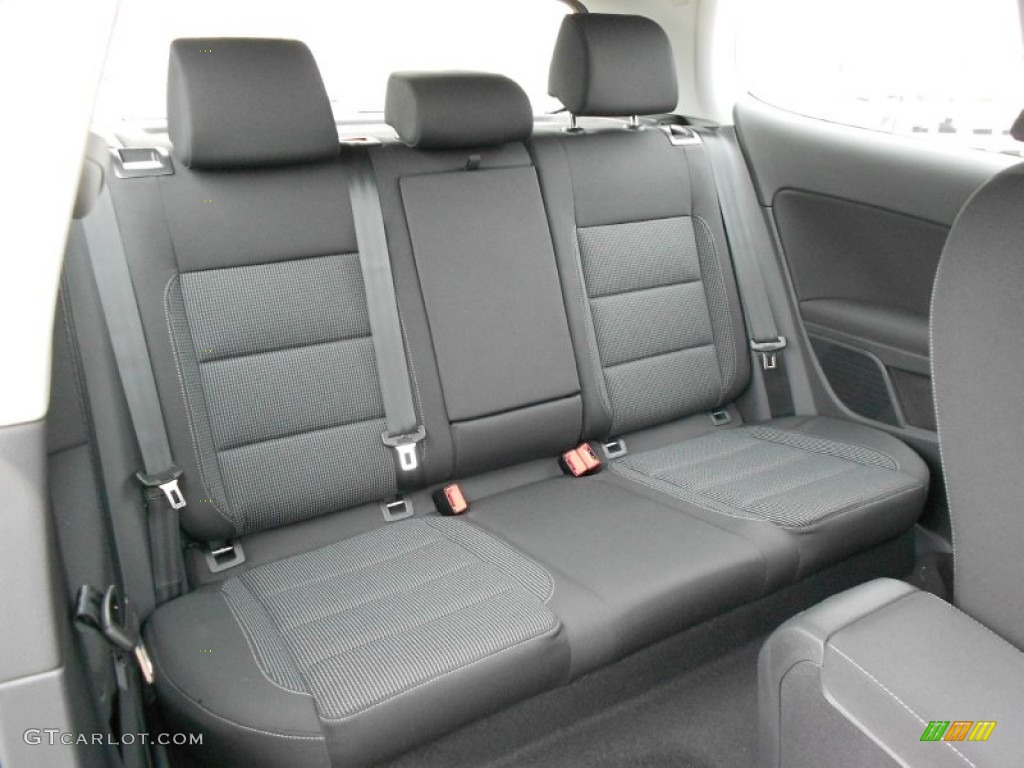 Titan Black Interior 2012 Volkswagen Golf 2 Door TDI Photo #58012712