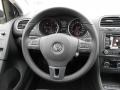 Titan Black Steering Wheel Photo for 2012 Volkswagen Golf #58012730