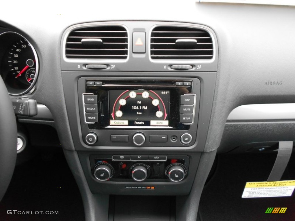 2012 Volkswagen Golf 2 Door TDI Controls Photo #58012739