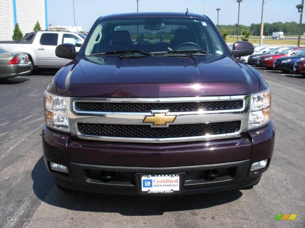 2008 Silverado 1500 LTZ Crew Cab 4x4 - Dark Cherry Metallic / Ebony photo #9